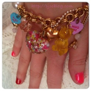 Betsey Johnson candy bracelet